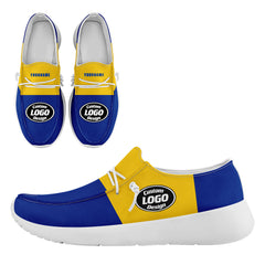 Custom Los Angeles Blue Yellow Shoes Personalized Sneaker FN018-D020278-15