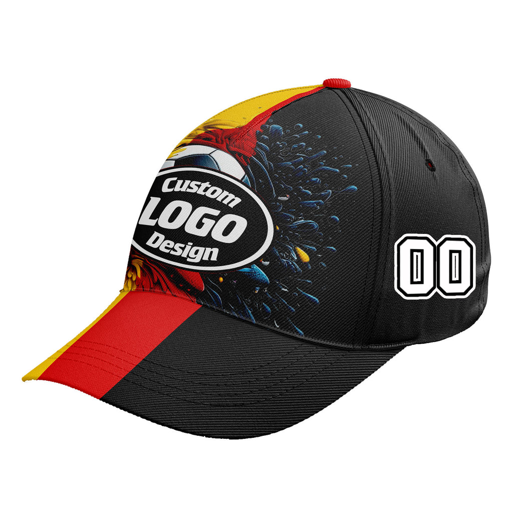 Personalized 2026 Germany Soccer Fan Hat - Add Your Name & Design Custom 2026 Football Tournament Hat YW061-F028095-8