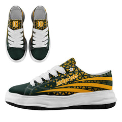 Custom Green Yellow Wisconsin Shoes Personalized Sneaker FN038-D023003-13 Custom Online