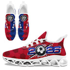 Custom United States 2026 World Cup Sneakers DIY Country Flag Running Shoes Lightweight Sport Shoes Gift for Football Fans Personalized Team Name and Logo FN003XD-F028038-4