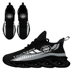 Custom Black Gray Las Vegas Maxsoul Shoes Personalized Sneaker FN003-D020325-20