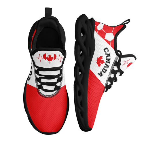 Custom 2026 World Cup Canada Sneakers DIY Country Flag Running Shoes Lightweight Sport Shoes Gift for Football Fans Personalized Team Name and Logo FN003-F023060-3