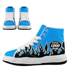 Custom Black Blue Carolina Firesoul Shoes Personalized Sneaker FN039-D020272-5