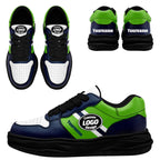 Custom Blue Green Seattle Shoes Personalized Sneaker FN032-D020389-27