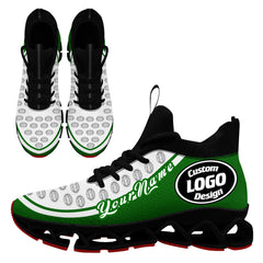 Custom Green White Maxsoul Shoes Personalized Sneaker FN030XD-D020388-20