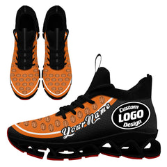 Custom Orange Dark Gray Maxsoul Shoes Personalized Sneaker FN030XD-D020388-4