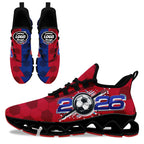Custom United States 2026 World Cup Sneakers DIY Country Flag Running Shoes Lightweight Sport Shoes Gift for Football Fans Personalized Team Name and Logo FN003XD-F028038-4