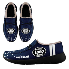 Custom Blue White Dallas Shoes Personalized Sneaker FN042-D020279-9