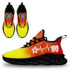 Custom Spain 2026 World Cup Sneakers DIY Country Flag Running Shoes Lightweight Sport Shoes Gift for Football Fans Personalized Team Name and Logo FN003-F025036-2