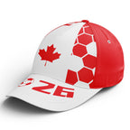 Personalized 2026 Canada Soccer Fan Hat - Add Your Name & Design Custom 2026 Football Tournament Hat YW061-F023093-2