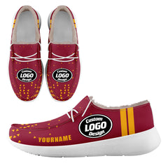 Custom Red Yellow Arizona Shoes Personalized Sneaker FN042-D020279-1