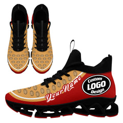 Custom Red Yellow Maxsoul Shoes Personalized Sneaker FN030XD-D020388-11