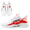 Custom 2026 World Cup Canada Sneakers DIY Country Flag Running Shoes Lightweight Sport Shoes Gift for Football Fans Personalized Team Name and Logo FN079-F023063-5