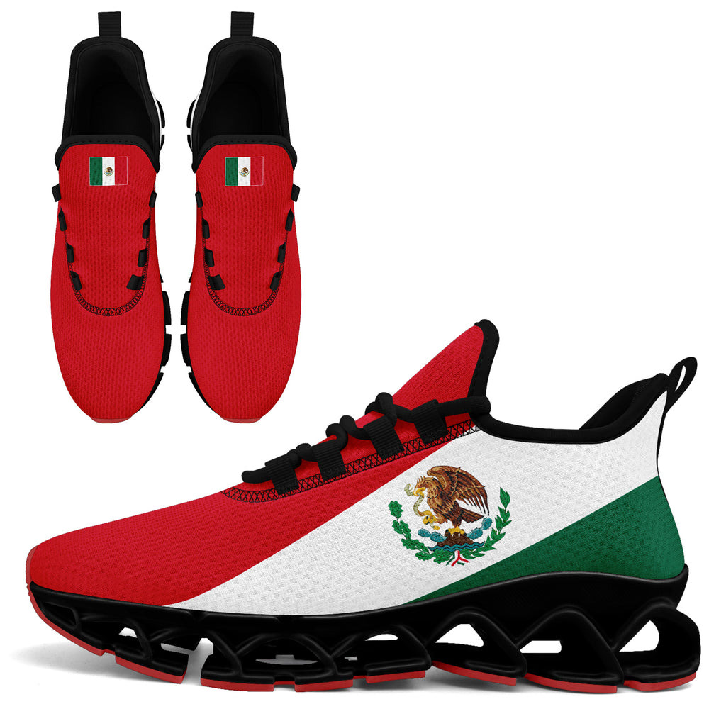Custom 2026 World Cup Mexico Sneakers DIY Country Flag Running Shoes Lightweight Sport Shoes Gift for Football Fans Personalized Team Name and Logo FN003XD-F023050-4