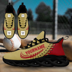 Custom Yellow Jersey MaxSoul Shoes and Hat Combo Offer Personalized ZH-bd0b00e0-7