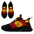 Custom 2026 World Cup Spain Sneakers DIY Country Flag Running Shoes Lightweight Sport Shoes Gift for Football Fans Personalized Team Name and Logo FN003-F023082-6