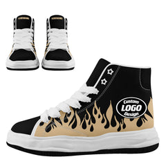 Custom Yellow Black New Orleans Firesoul Shoes Personalized Sneaker FN039-D020272-19