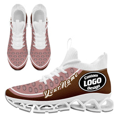 Custom Dark Pink Brown Maxsoul Shoes Personalized Sneaker FN030XD-D020388-18