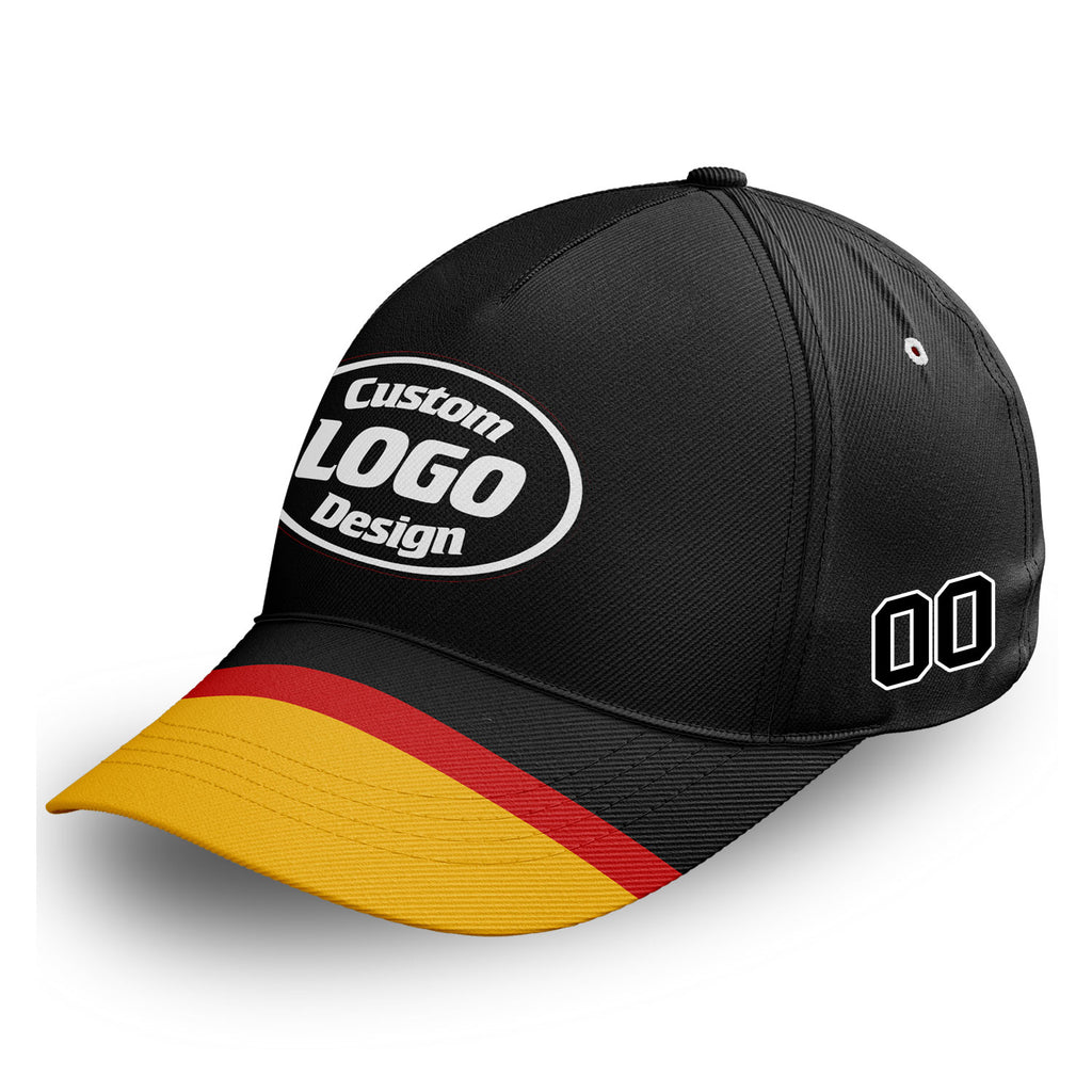 Personalized 2026 Germany Soccer Fan Hat - Add Your Name & Design Custom 2026 Football Tournament Hat YW061-F025069-6