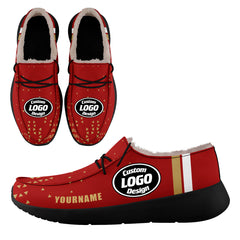 Custom Red Yellow San Francisco Shoes Personalized Sneaker FN042-D020279-25