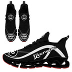 Custom Black White Maxsoul Shoes Personalized Sneaker FN003XD-D020391-15