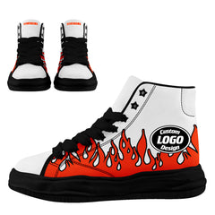 Custom Orange White Cleveland Firesoul Shoes Personalized Sneaker FN039-D020272-8