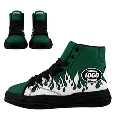 Custom Green White New York Firesoul Shoes Personalized Sneaker FN039-D020272-28