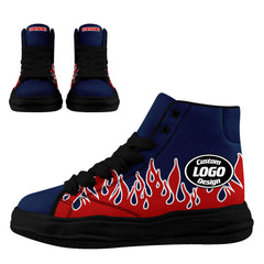 Custom Red Blue New England Firesoul Shoes Personalized Sneaker FN039-D020272-26