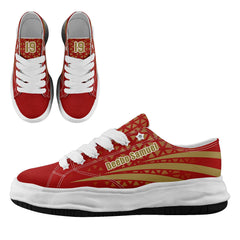 Custom Yellow Red California Shoes Personalized Sneaker FN038-D023003-25 Custom Online