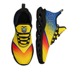 Custom Ecuador 2026 World Cup Sneakers DIY Country Flag Running Shoes Lightweight Sport Shoes Gift for Football Fans Personalized Team Name and Logo FN003-F009077-3