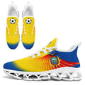 Custom Ecuador 2026 World Cup Sneakers DIY Country Flag Running Shoes Lightweight Sport Shoes Gift for Football Fans Personalized Team Name and Logo FN003XD-F009092-2