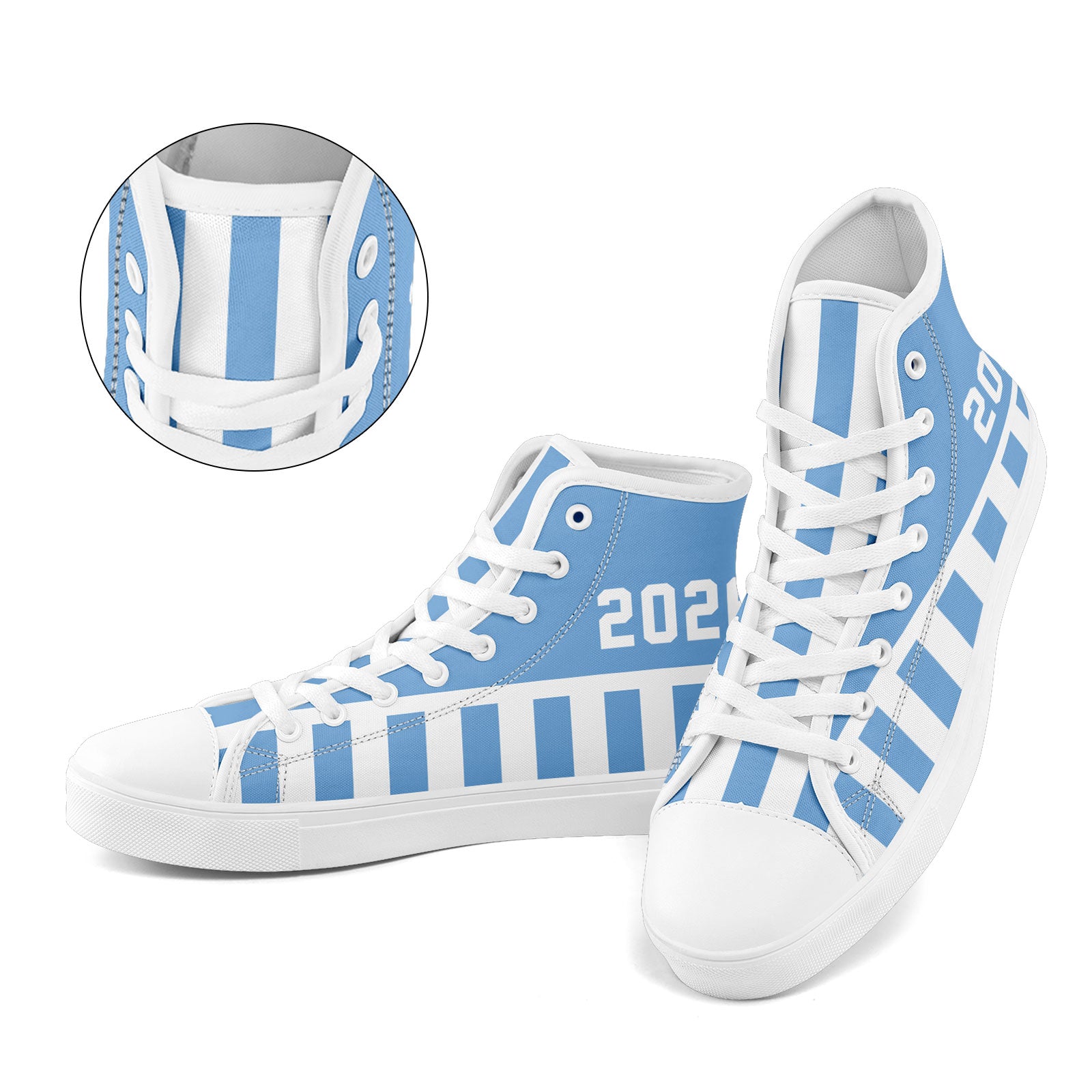 Custom 2026 World Cup Argentina Sneakers DIY Country Flag Running Shoes Lightweight Sport Shoes Gift for Football Fans Personalized Team Name and Logo FN024-F027093-4