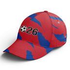 Personalized 2026 South Korea Soccer Fan Hat - Add Your Name & Design Custom 2026 Football Tournament Hat YW061-F009127-1