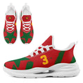 Custom Morocco 2026 World Cup Sneakers DIY Country Flag Running Shoes Lightweight Sport Shoes Gift for Football Fans Personalized Team Name and Logo FN079-F009119-5