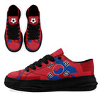 Custom South Korea 2026 World Cup Sneakers DIY Country Flag Running Shoes Lightweight Sport Shoes Gift for Football Fans Personalized Team Name and Logo FN038-F009095-1