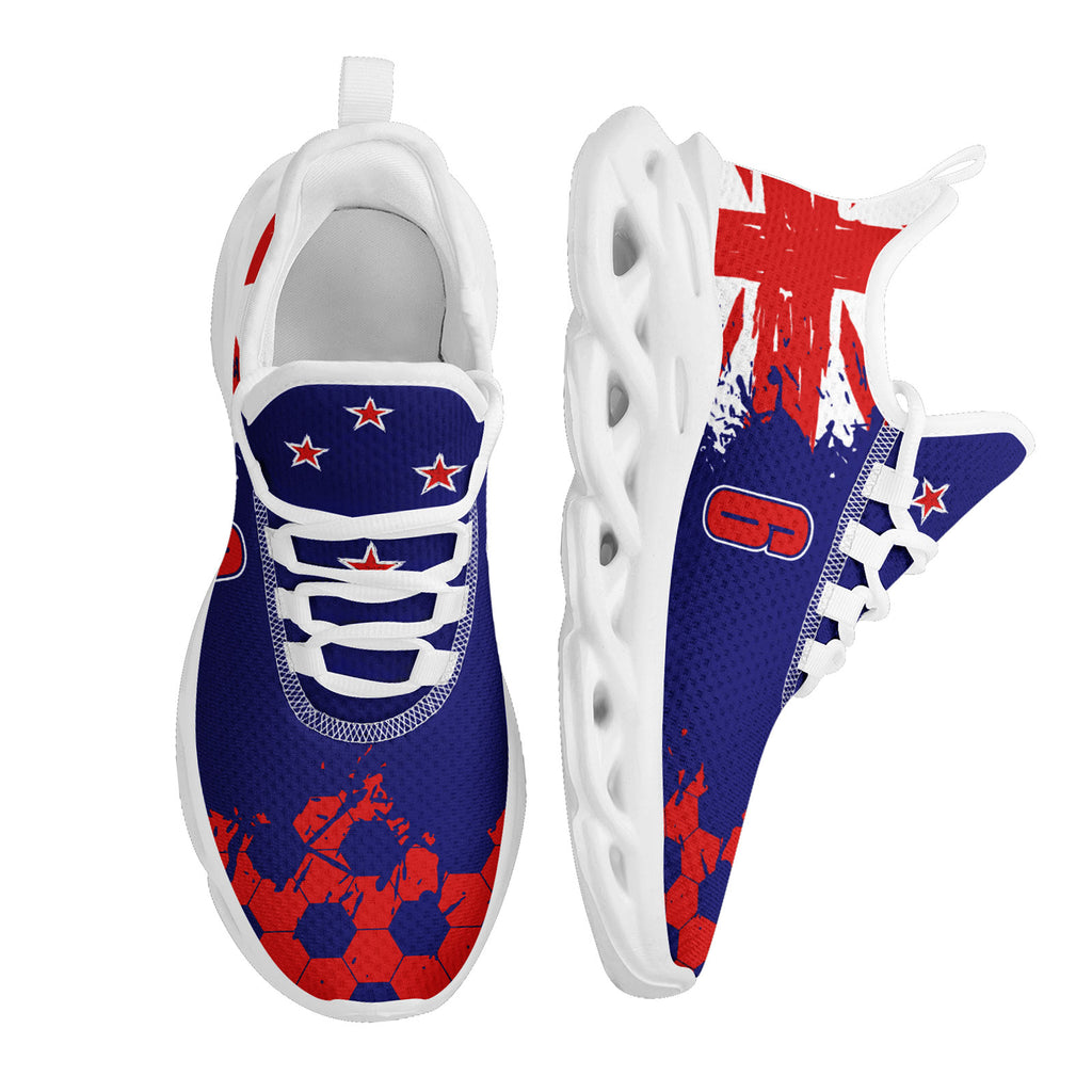 Custom 2026 World Cup New Zealand Sneakers DIY Country Flag Running Shoes Lightweight Sport Shoes Gift for Football Fans Personalized Team Name and Logo FN003-F027079-5