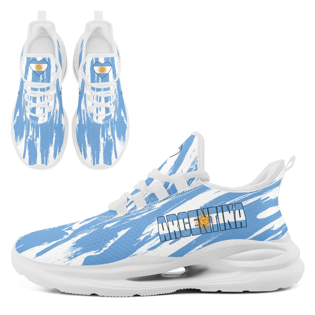 Custom 2026 World Cup Argentina Sneakers DIY Country Flag Running Shoes Lightweight Sport Shoes Gift for Football Fans Personalized Team Name and Logo FN079-F027048-5