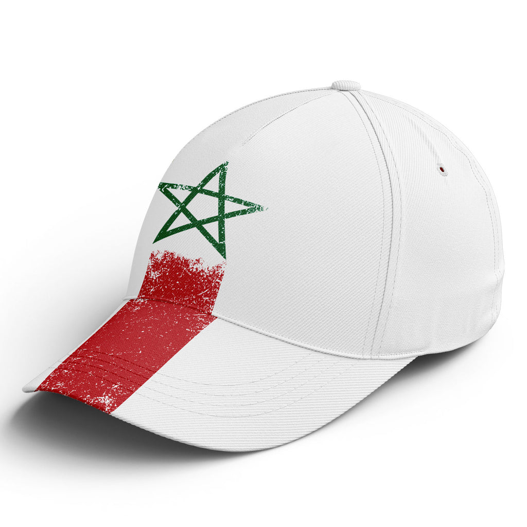 Personalized 2026 Morocco Soccer Fan Hat - Add Your Name & Design Custom 2026 Football Tournament Hat YW061-F009128-1