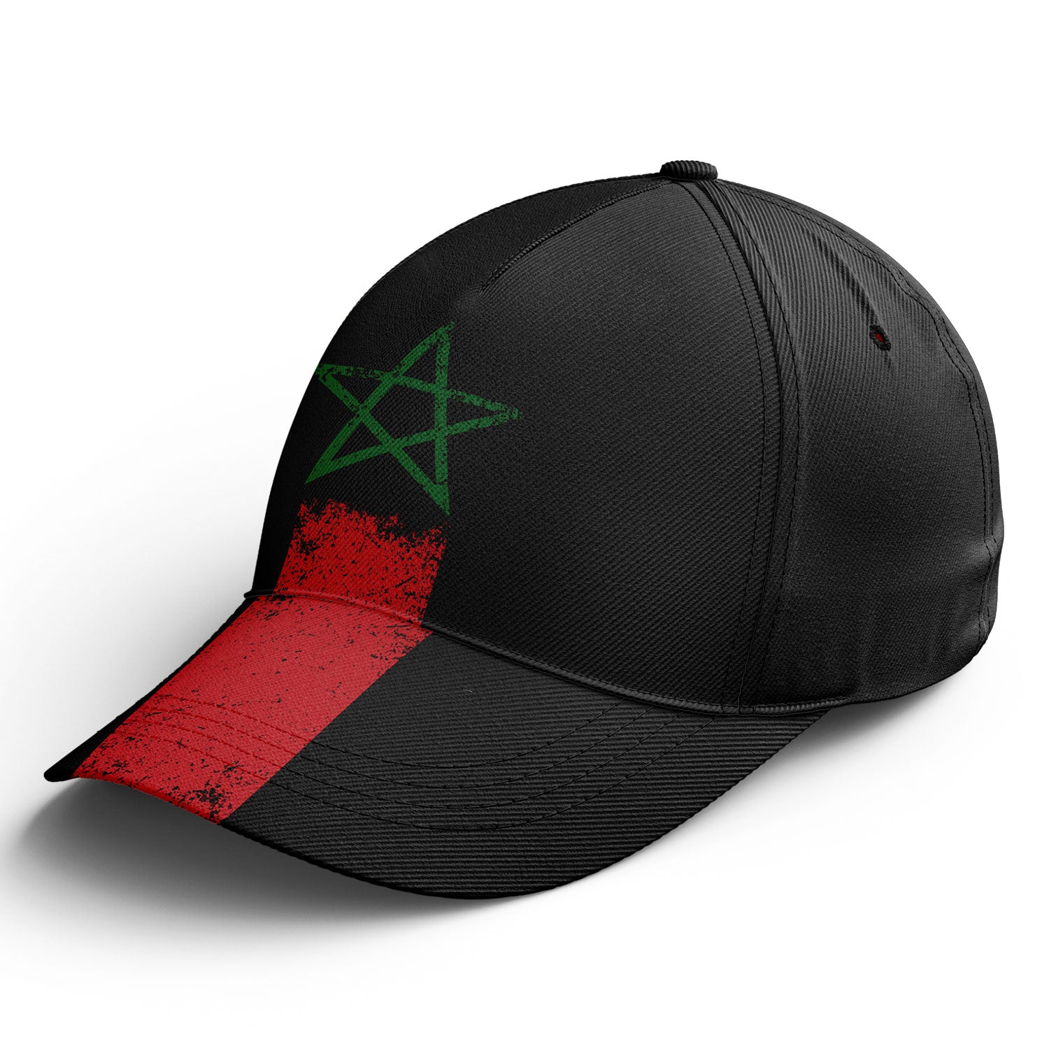 Personalized 2026 Morocco Soccer Fan Hat - Add Your Name & Design Custom 2026 Football Tournament Hat YW061-F009128-1