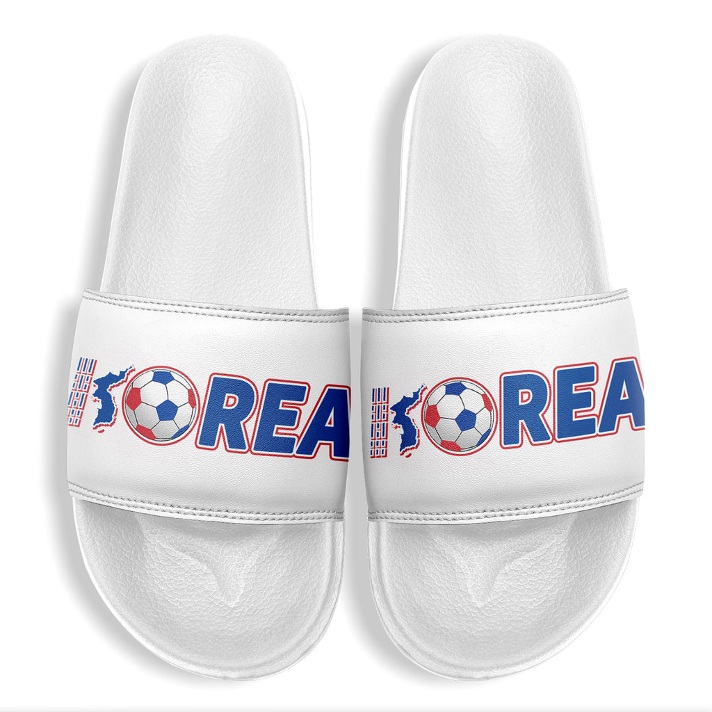 Custom South Korea 2026 World Cup Sneakers DIY Country Flag Running Shoes Lightweight Sport Shoes Gift for Football Fans Personalized Team Name and Logo FN056-F009108-3