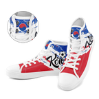 Custom South Korea 2026 World Cup Sneakers DIY Country Flag Running Shoes Lightweight Sport Shoes Gift for Football Fans Personalized Team Name and Logo FN024-F009070-2