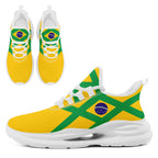 Custom 2026 World Cup Brazil Sneakers DIY Country Flag Running Shoes Lightweight Sport Shoes Gift for Football Fans Personalized Team Name and Logo FN079-F027049-4
