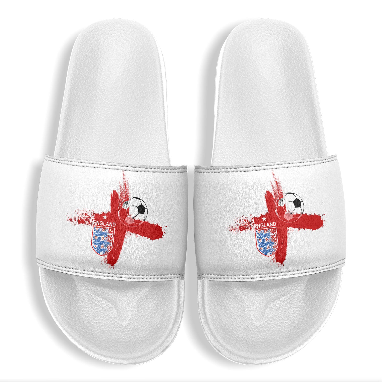 Custom England 2026 World Cup Sneakers DIY Country Flag Running Shoes Lightweight Sport Shoes Gift for Football Fans Personalized Team Name and Logo FN056-F020033-2