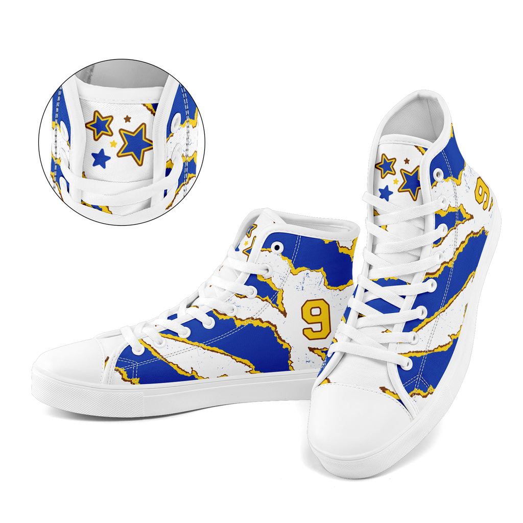 Custom Uruguay 2026 World Cup Sneakers DIY Country Flag Running Shoes Lightweight Sport Shoes Gift for Football Fans Personalized Team Name and Logo FN024-F009125-3