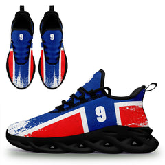 Custom 2026 World Cup Norway Sneakers DIY Country Flag Running Shoes Lightweight Sport Shoes Gift for Football Fans Personalized Team Name and Logo FN003-F027078-6