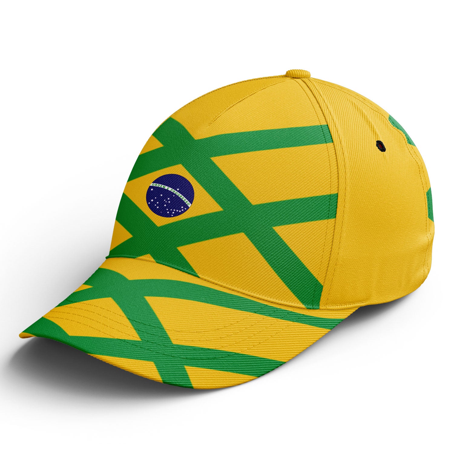 Personalized 2026 Brazil Soccer Fan Hat - Add Your Name & Design Custom 2026 Football Tournament Hat YW061-F027074-4
