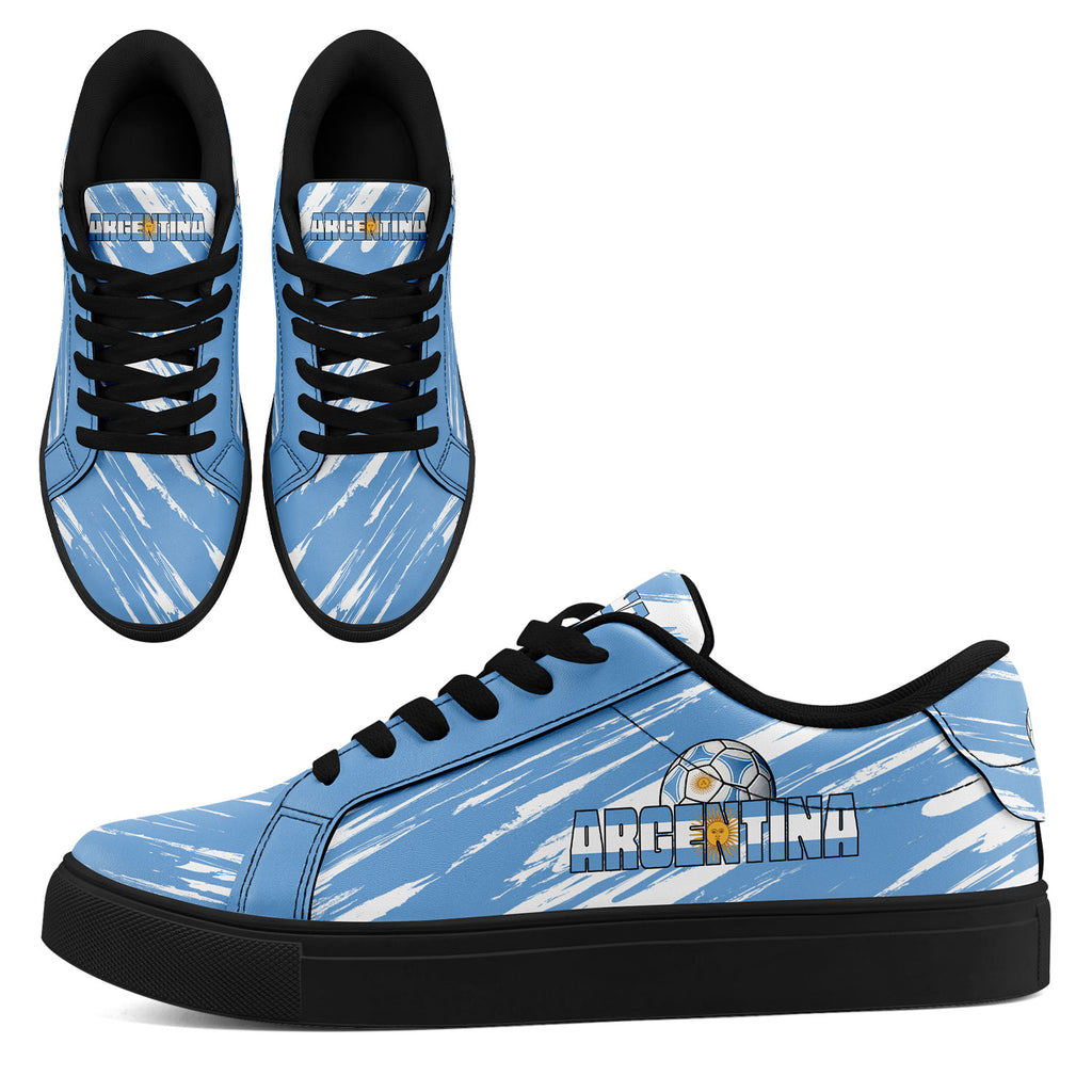 Custom 2026 World Cup Argentina Sneakers DIY Country Flag Running Shoes Lightweight Sport Shoes Gift for Football Fans Personalized Team Name and Logo FN023-F027051-4