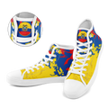 Custom Ecuador 2026 World Cup Sneakers DIY Country Flag Running Shoes Lightweight Sport Shoes Gift for Football Fans Personalized Team Name and Logo FN024-F009099-1
