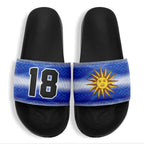 Custom Uruguay 2026 World Cup Sneakers DIY Country Flag Running Shoes Lightweight Sport Shoes Gift for Football Fans Personalized Team Name and Logo FN056-F009113-1