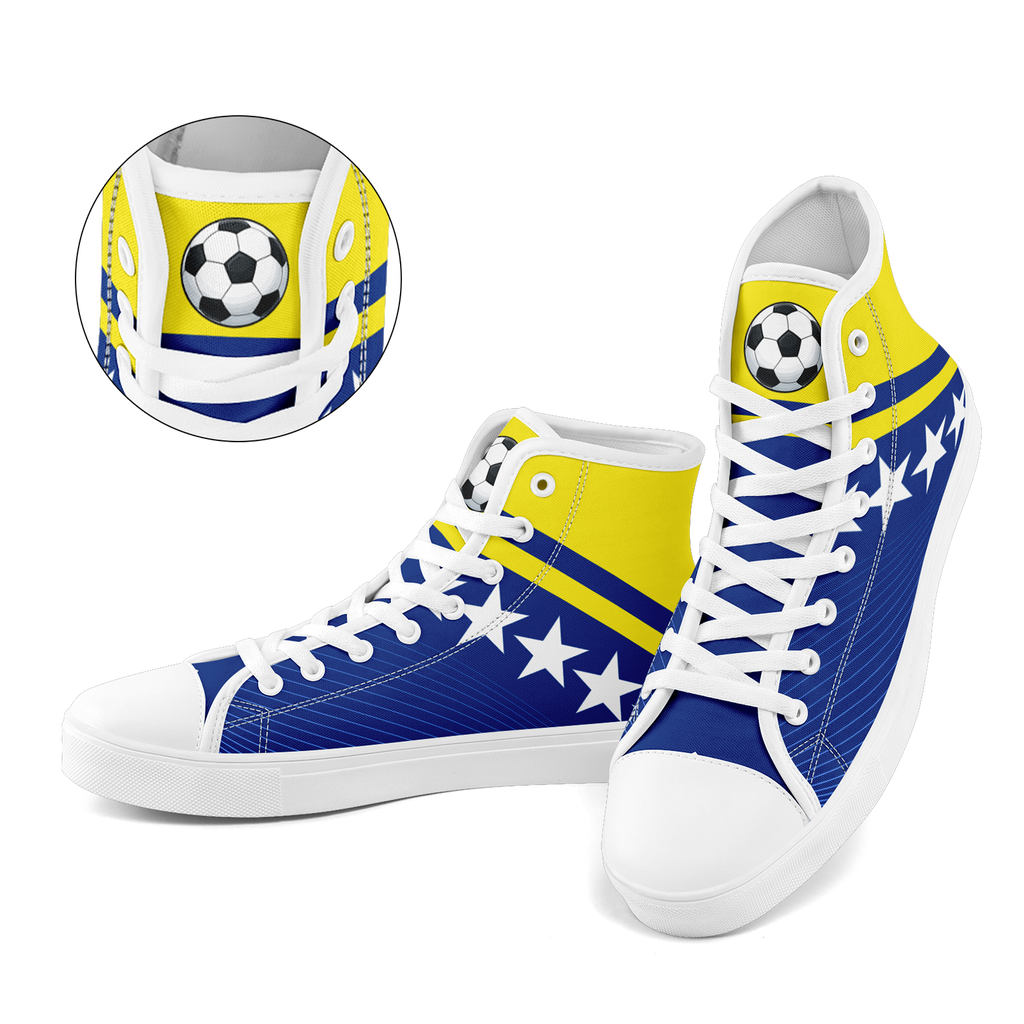 Custom Curaçao 2026 World Cup Sneakers DIY Country Flag Running Shoes Lightweight Sport Shoes Gift for Football Fans Personalized Team Name and Logo FN024-F009098-5